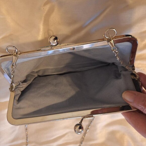 Toile de Jouy French print cloth handbag - Picture 3 of 3